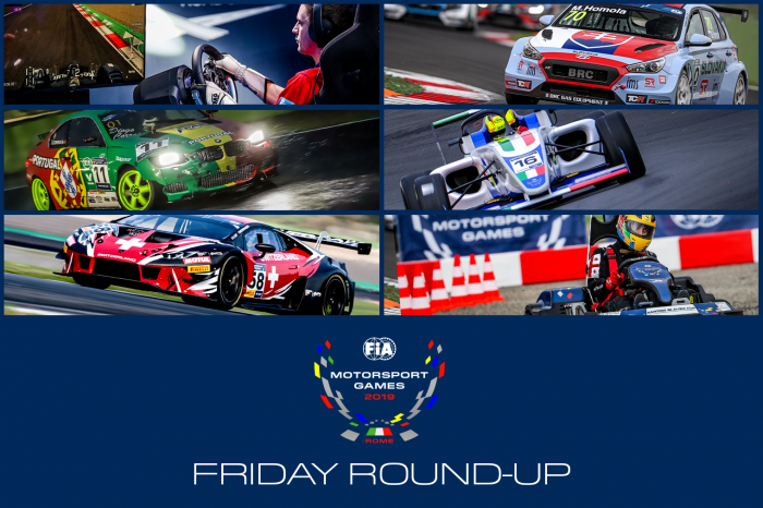 First track action kicks off 2019 FIA Motorsport Games at Vallelunga