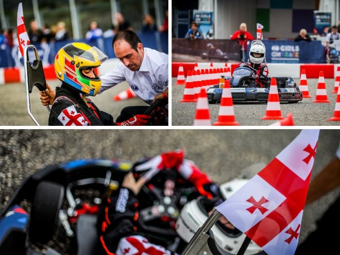 Bagramovi and Kobosnidze put Georgia on top in Karting Slalom Cup's session 1