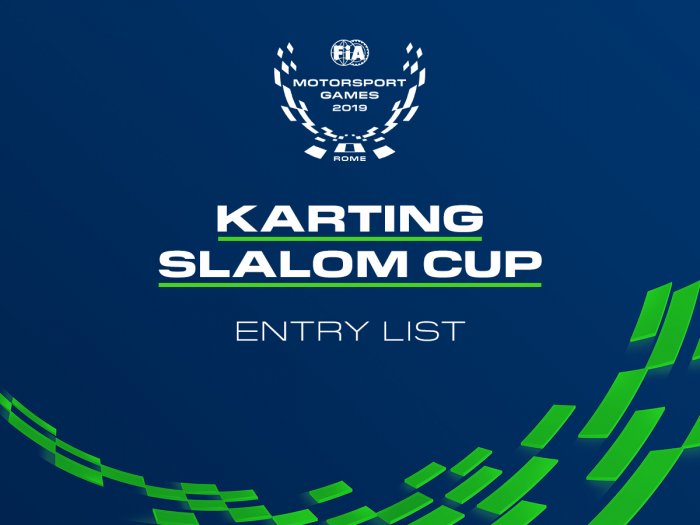 Il Karting Slalom Cup attrae 29 iscritti per i FIA Motorsport Games