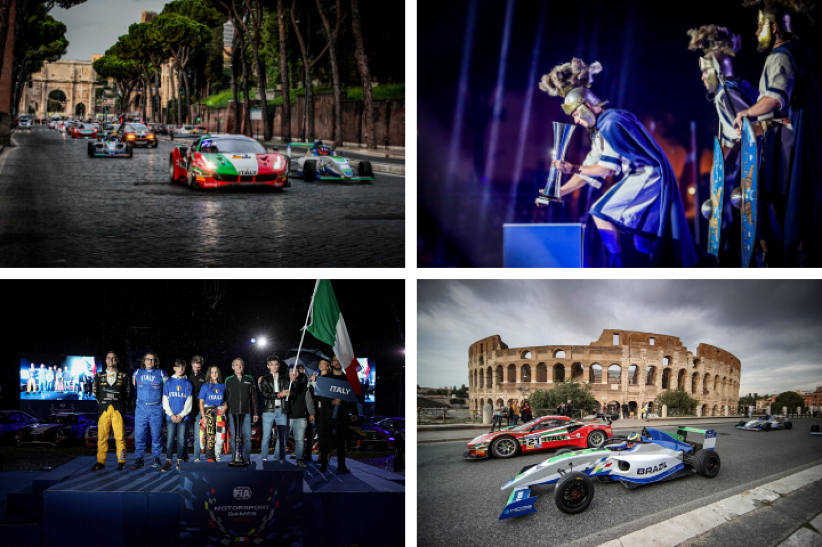 FIA Motorsport Games launches in Rome with spectacular parade and opening ceremony 