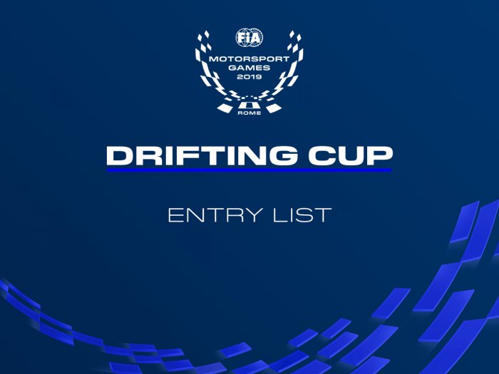 24 auto confermate per la Drifting Cup dei FIA Motorsport Games