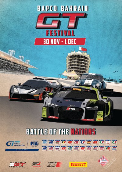 Bapco Bahrain GT Festival poster