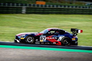 #87 FRA AKKA-ASP  Mercedes - AMG GT3 Jean-Luc Beaubelique Bronze Jim Pla Silver, Free Practice 1
 | SRO / Patrick Hecq Photography