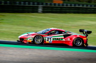 #21 ITA  AF Corse Ferrari 488 GT3 Gianluca Roda Bronze Giorgio Roda Silver, Free Practice 1
 | SRO / Patrick Hecq Photography