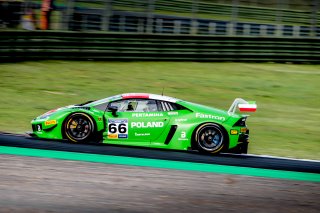 #66 POL Vincenzo Sospiri Racing Srl Lamborghini Huracan GT3 Andrzej Lewandowski Bronze Artur Janosz Silver, Free Practice 1
 | SRO / Patrick Hecq Photography