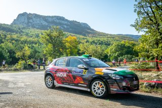 #27 - India - Sanjay Takale - Mike Young  - Peugeot 208 Rally4, Rally 4
 | SRO / Nico Deumille