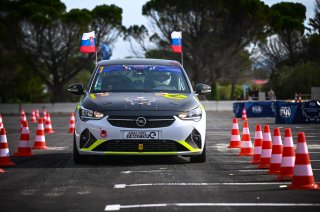 #19 - SLOVAKIA - DAVID NEMCEK - MICHAELA DORCIKOVA - Opel Corsa e Rally, Auto Slalom
 | SRO / Nico Deumille