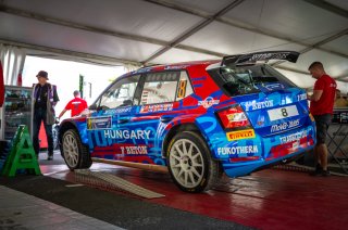 #8 - Hungary - Martin Laszlo - David Berendi - Skoda Fabia Rally2 EVO, Free Practice, Rally 2
 | SRO / Nico Deumille