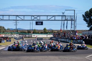 Start of the Race - #14 – Israel - Yam Pinto - Eva Gralnik – Evyatar Narov - Karting Endurance leads
 | SRO / JEP