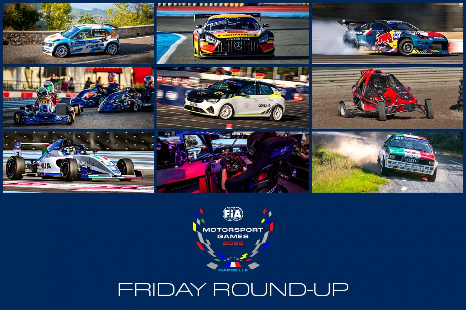 Race action kicks off 2022 FIA Motorsport Games