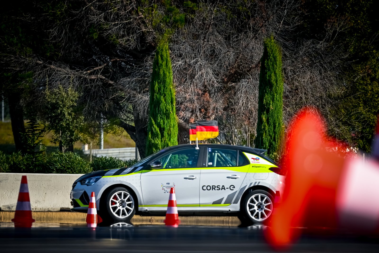 #1 - GERMANY - CLAIRE SCHONBORN - MARCEL HELLBERG - Opel Corsa e Rally, Auto Slalom
