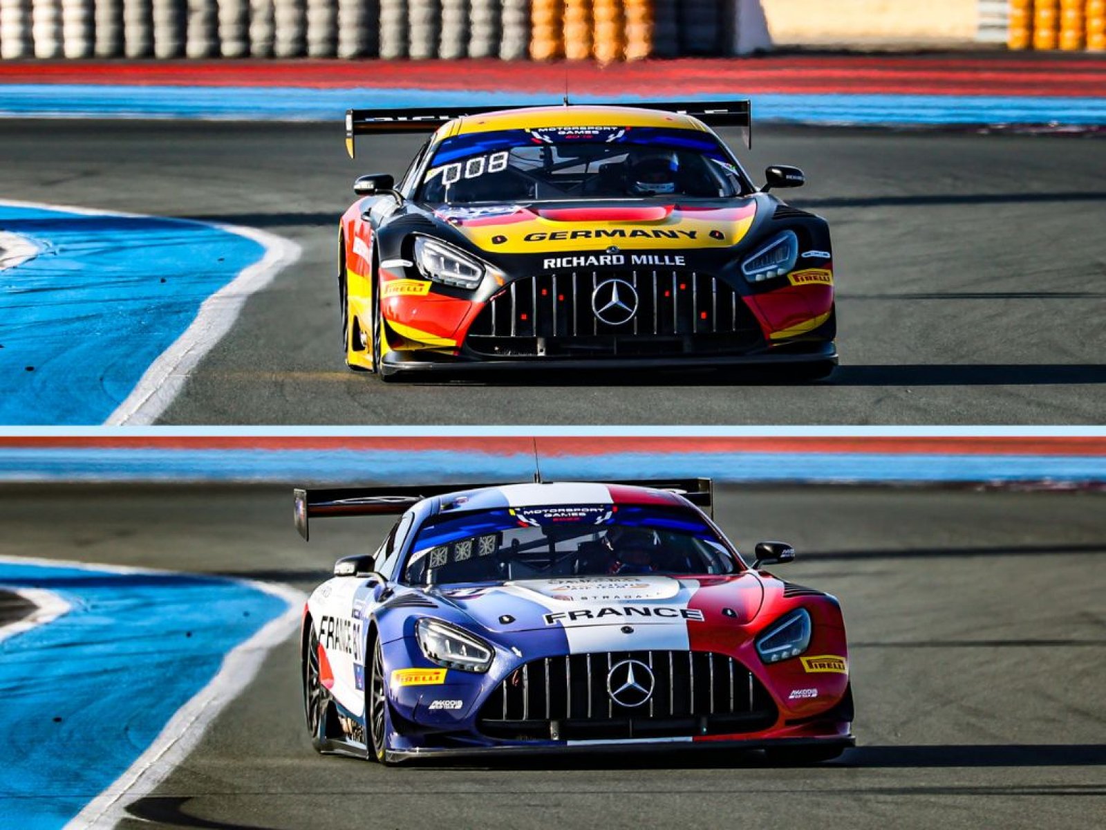 GT: Germany and France share poles for qualifying races