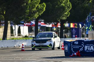 #9 - UKRAINE - ANDRII YAROMENKO - TETIANA KADUCHENKO - Opel Corsa e Rally, Auto Slalom
 | SRO/ JULES BEAUMONT