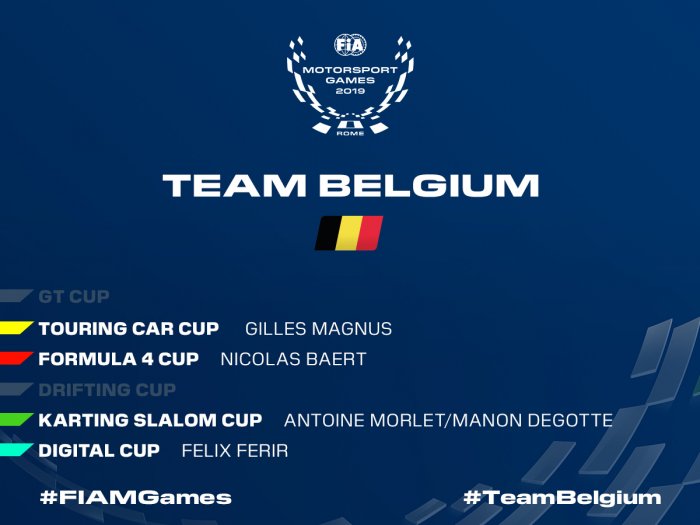 Team Belgium reveals full FIA Motorsports Game line-up